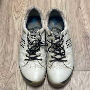 Ecco Men's White Golf Shoes